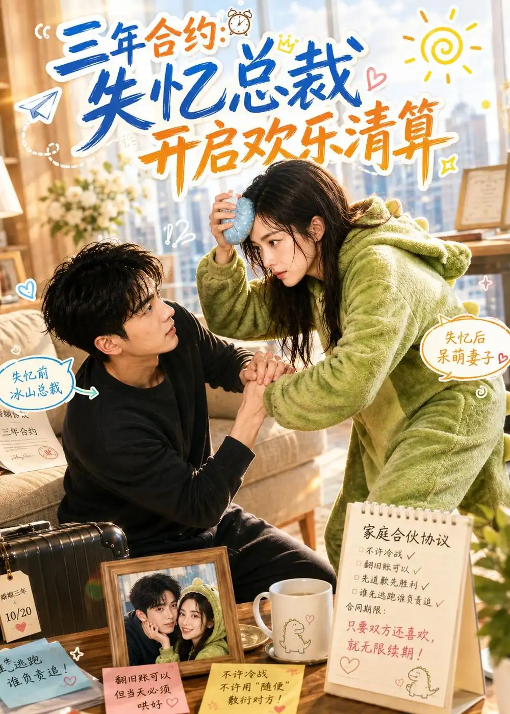 三年合约失忆总裁开启欢乐清算